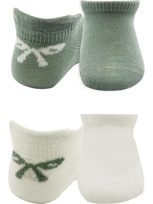 Urfakent 2'li Sneakers Smile Penye Çorap 20106 Nil Ekru