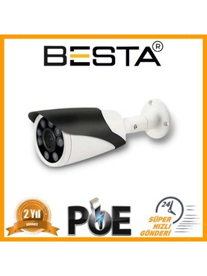 Urfakent 4K 5 Mp 1440P 8 Atom LED Ip Poe Bullet Güvenlik Kamerası KD-5615