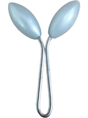 Urfakent Eşarp Klipsi Başak Model Beyaz 1 Adet