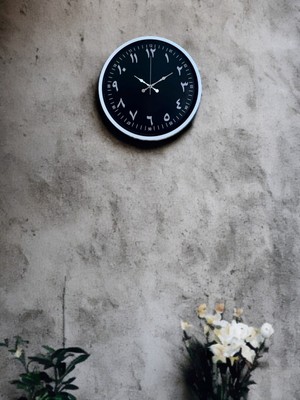 Urfakent 36 cm Arapça Rakamlı Dekoratif Duvar Saati