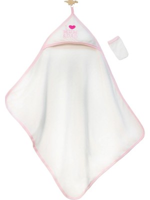 Urfakent I Mam & Dad Nakışlı Bebek Havlu Silgi – Pembe