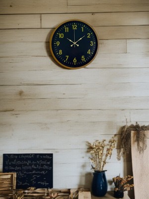 Urfakent 36 cm Kahverengi Gold Rakamlı Duvar Saati