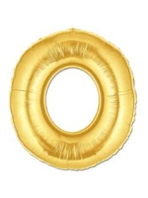 Urfakent O Harf Folyo Balon Altın Renk  40 Inç