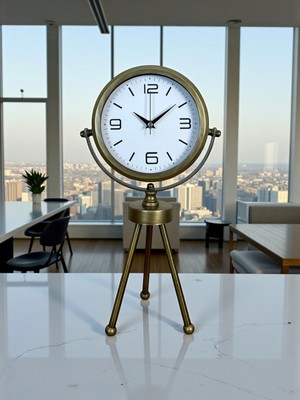 Urfakent Eskitme Üç Ayaklı Masa Saati