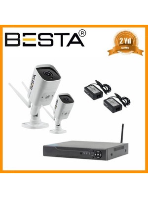 Urfakent 2 Dış Mekan Kablosuz Kamera Seti Kd- 2260