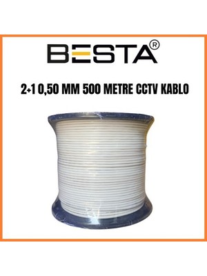 Urfakent 2+1 500 Metre 0,50 mm Cctv Kablo KD-1385