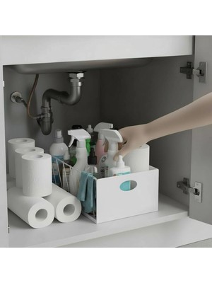 Decorelax 25'lik Raylı Dolap Içi Çekmece Beyaz