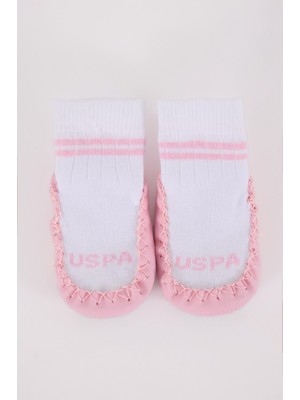 Urfakent Assn Çarık Çorap USB2800 Beyaz-Pembe