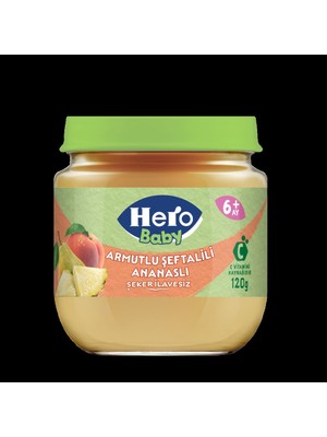 Urfakent Armutlu Şeftalili Ananaslı Kavonoz Mama 120 gr