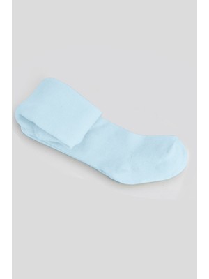 Urfakent Tekli Düz Külotlu Çorap 50104 Mavi