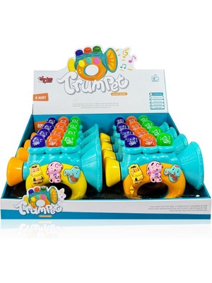 Urfakent JLG-855-38A Işıklı ve Müzikli Trompet Bebek -Vrd