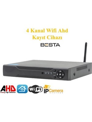 Urfakent 4 Kanal H265 Kablosuz Ahd Kayıt Cihazı KD-7004W