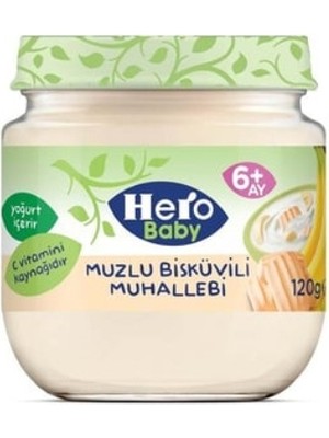 Urfakent Muzlu Bisküvili Muhallebi Kavanoz Mama 120 gr
