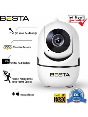 Urfakent 2 Mp Gece Görüşlü Kablosuz Ip Güvenlik Kamerası KD-5100