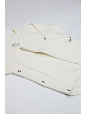 Urfakent Organic Modal Flying Balloons Kruvaze Uzun Kol Body BS17121 Ekru