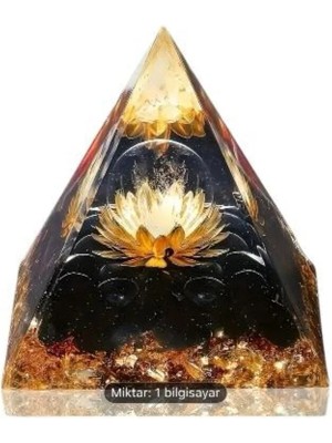 Zodyak Doğal Taş Orgon Piramidi Obsidyen Doğal Kristal Küre