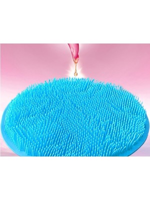 Urfakent Yuvarlak Vantuzlu Banyo Sırt Kese Matı 26 cm