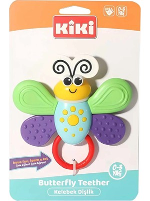 Urfakent Kiki Kelebek Dişlik Çıngırak 2201