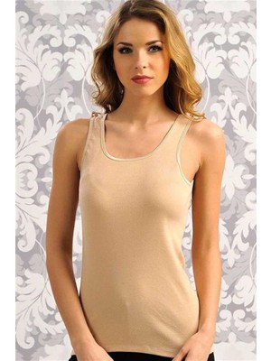 byasafkids Kadın Pamuklu Geniş Askılı Atlet (8548)