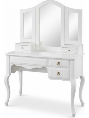 Masifart Mauriti 3 Çekmeceli Lükens Makyaj Masası