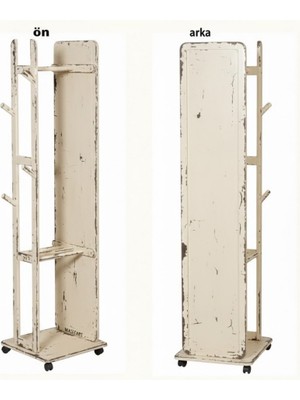 Masifart Longa Aynalı Askılık Eskitme Lake