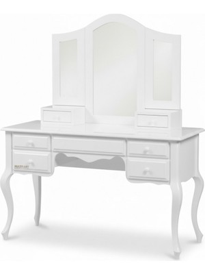 Masifart Lelia 5 Çekmeceli Lükens Makyaj Masası