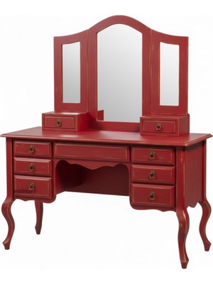 Masifart Jagu 7 Çekmeceli Lükens Makyaj Masası