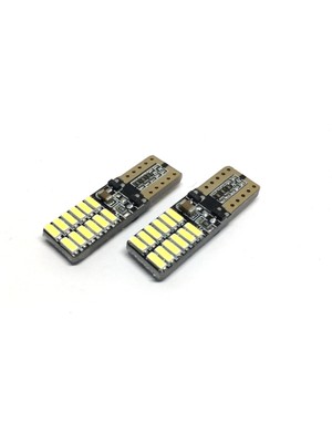 Fantastik Store T10 LED Ampul 24 Ledli Canbuslı Park Ampulü Beyaz 2'li