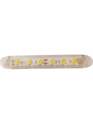 Fantastik Store Beyaz Parmak LED Dorse Lamba 6 Ledli 13.5 cm 12-24V