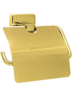 Nil LARA Gold Paslanmaz Zamak Kapaklı Tuvalet Kağıtlığı