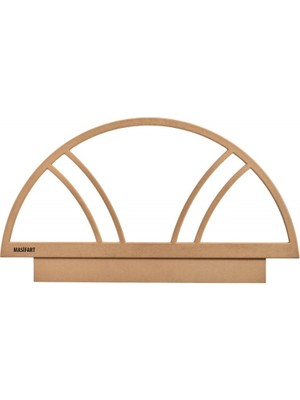 Masifart Albine Yelpaze Başlık Cilasız Ham