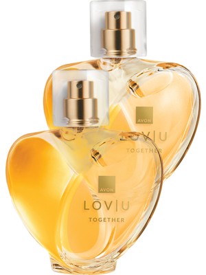 Avon Lov U Together Kadın Parfüm Edp 50 Ml. Ikili Paket