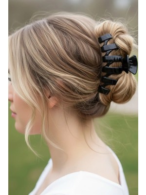 Caş Dekorasyon Siyah Renk Mandal Toka