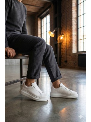 Belirtilmemiş Yüksek Kalite Uzun Ömürlü Ortopedik Dikişli Deri Kaymaz Taban Günlük Klasik Spor Ayakkabı