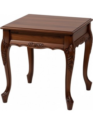 Masifart Rogat Nil Lükens Oymalı Yan Sehpa