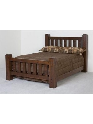 Masifart Suber Ahşap Karyola Klasik Çift Kişilik Ahşap Yatak Başlığı