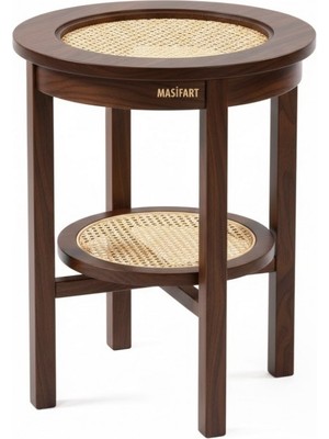 Masifart Afrod Çapraz Yuvarlak Hasırlı Saksılık