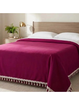 NDC Home Tek Kişilik Yatak Örtüsü 160 x 230 cm - Bordo