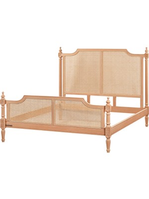 Masifart Orela Hasırlı Tornalı Başlık Takımı Cilasız Ham