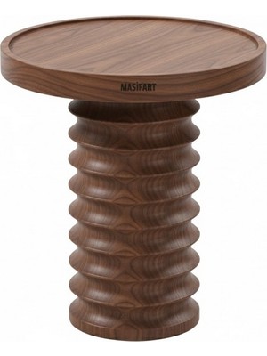 Masifart Sistre Oluklu Yan Sehpa