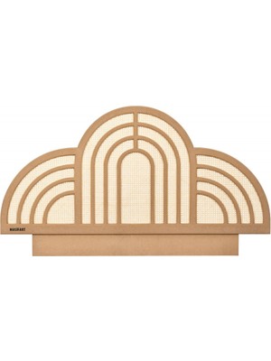 Masifart Primul Hasırlı Dubai Başlık Cilasız Ham