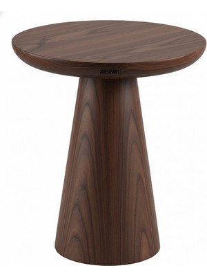 Masifart Fido Düz Mantar Yan Sehpa