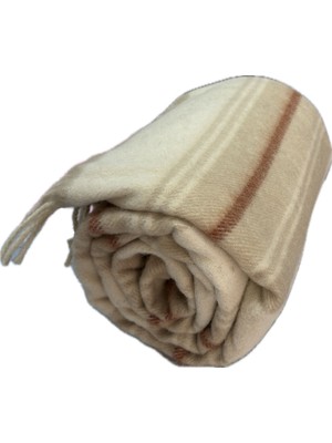 Özyün Tek Kişilik Yün Battaniye-Tv Battaniyesi-Dizlik-Kamp Battaniyesi %100 Yün