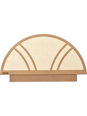 Masifart Vo Hasırlı Yelpaze Başlık Cilasız Ham