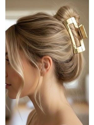 Caş Dekorasyon Altın Renk Mandal Toka