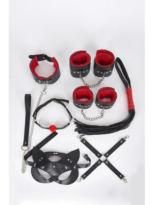 Byen Giyim Gösteri Zamanı Dateızı Fantazi 7'li Kelepçe Kırbaç