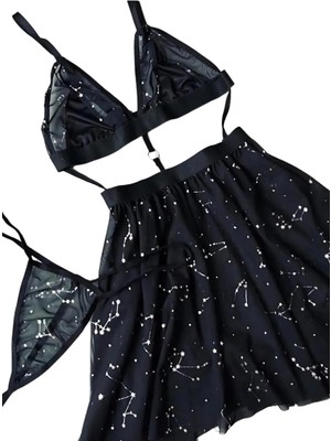 Byen Giyim Gecenin Gözdesi Siyah Gecelik Byen