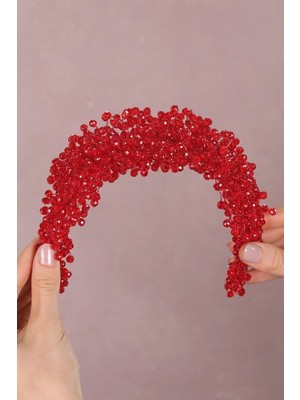 Byen Giyim Ne Izlemeli Ç Pello Kristal Boncuklu Gelin Tacı Saç Aksesuarı – Gelin Aksesuarı