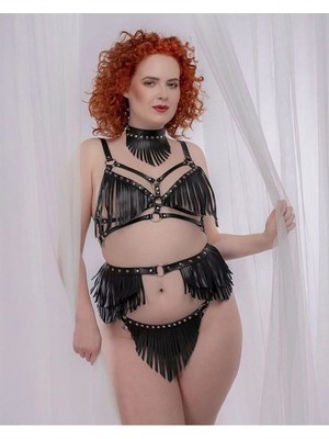 Byen Giyim Gecelerin Incisiyanaantezi Body-Harness Body/fantasy Cob