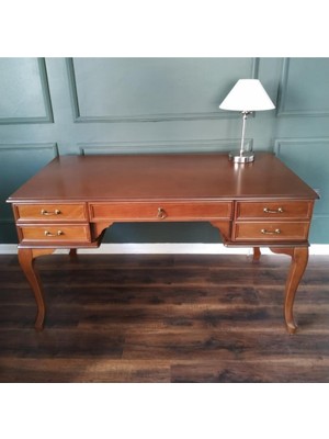 Masifart Loren Çalışma Masası 140 cm Açık Ceviz